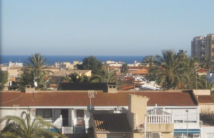Torrevieja- Mitt i stan lägenheten ( ej centrum).
View from apartment.
Utsikt från lägenheten.